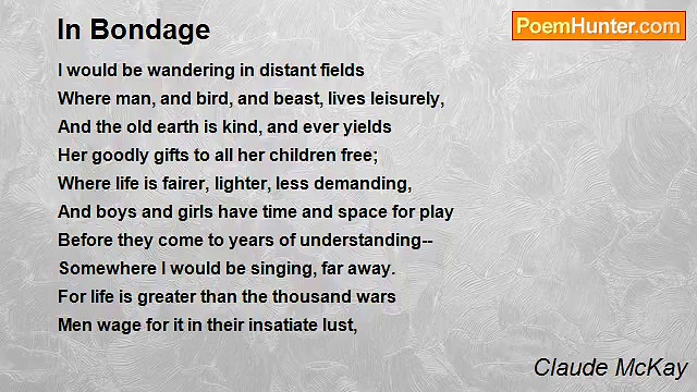 Vimeo Claude McKay - In Bondage