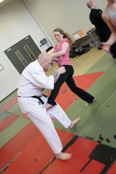 Ballbusting:BB in self-defense class