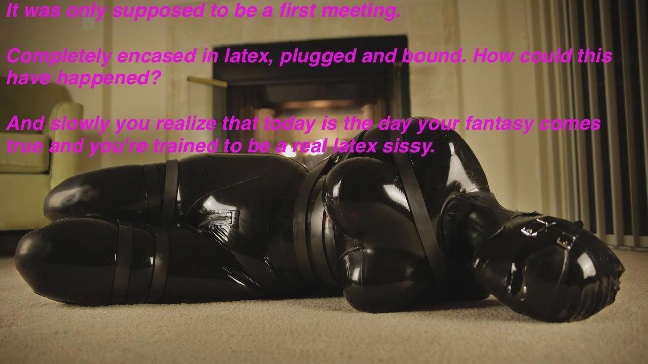 Bondage:M4A looking for this . To be a fully encased Feminized Rubberdoll helpless Tied and stuffed .