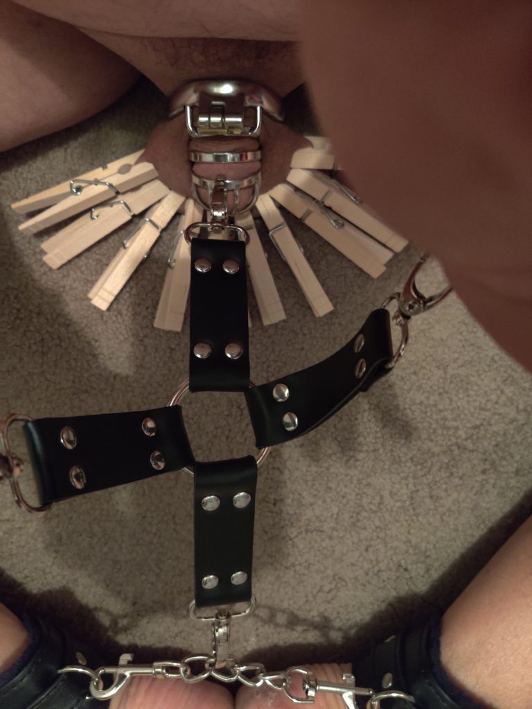 Ballbusting:Watching TV with my wife